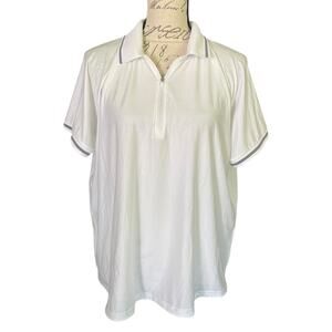 Mondetta White Short Sleeve Polo Shirt Size XXL NWOT